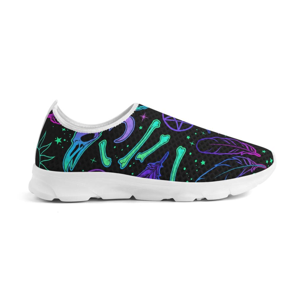 Unisex Breathable Sneakers EU 36-48, Non Slip Mesh Running Shoes, Lightweight Sport Walking Shoes for Men Women