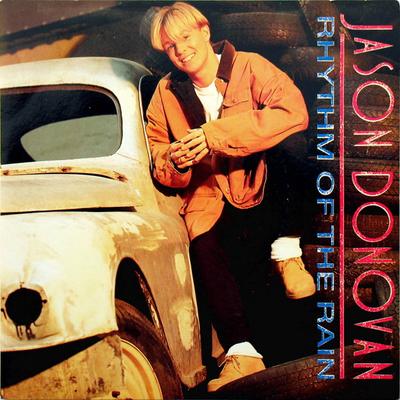 7inch Record JASON DONOVAN - Rhythm Of The Rain PWL60 PWL Records 1990 UK Blues Used