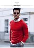 2024 Autumn/Winter Men's Round Neck European-American Knitwear Thin Wool Sweater