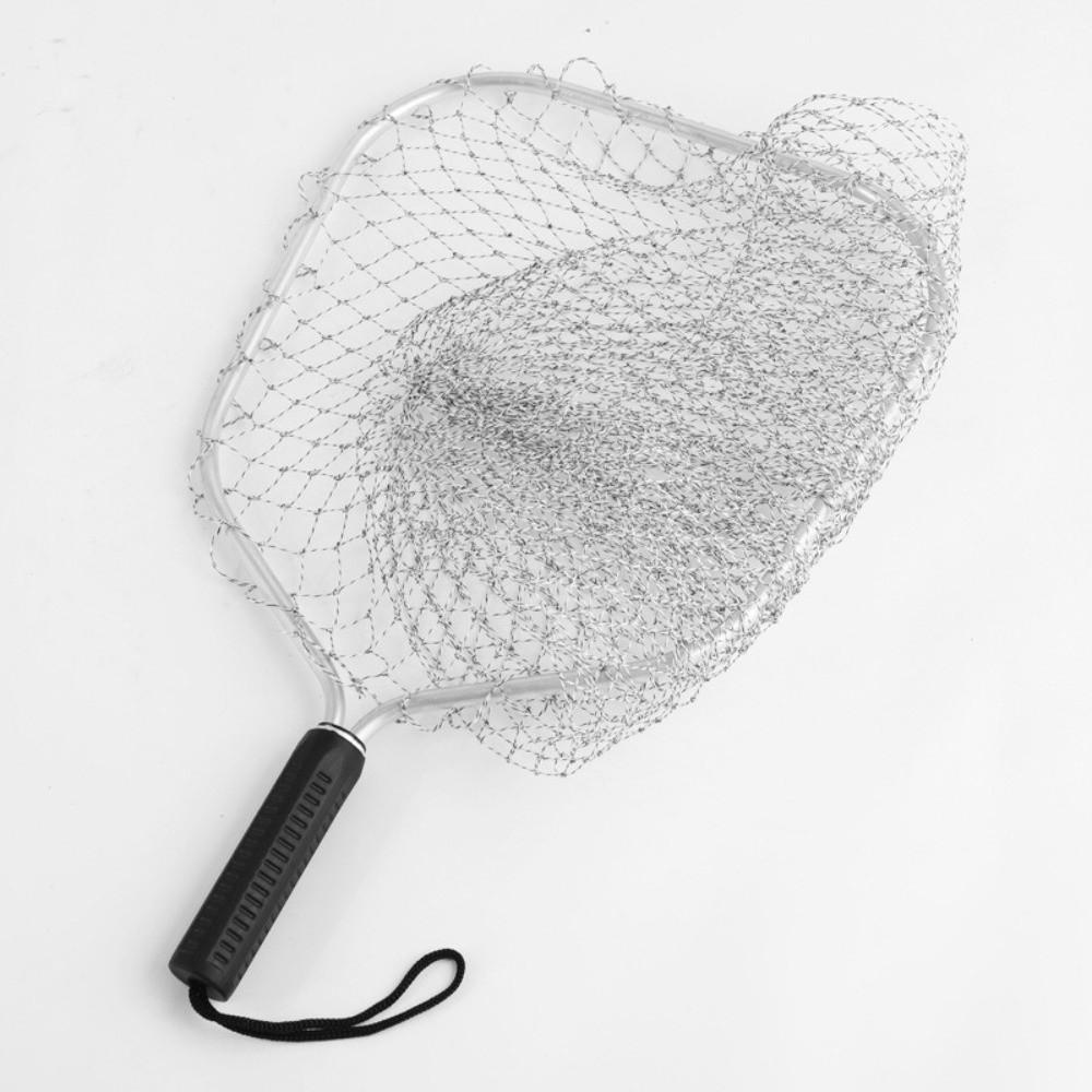 Mesh Fabric Fishing Landing Net 30cm Square Fishing Tool Accessories  For Freshwater