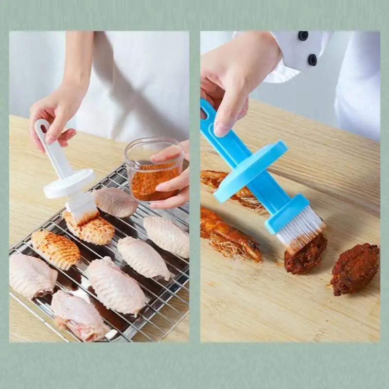 2 Piece Grill Brush Japanese Oil Brush High Temperature Resistant Cuisine Kitchen Household Baking With Bottle Brush