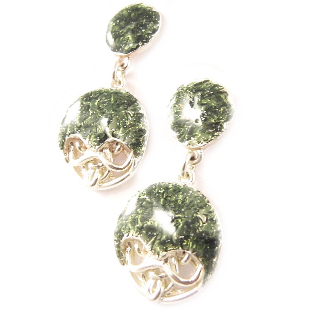 Dolce Vita [C6554] - Boucles Créateur 'DV - Satin' Gris Argenté