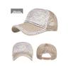 Cappellino da Baseball da Donna Completamente Ricoperto di Diamanti - Primavera/Estate B694