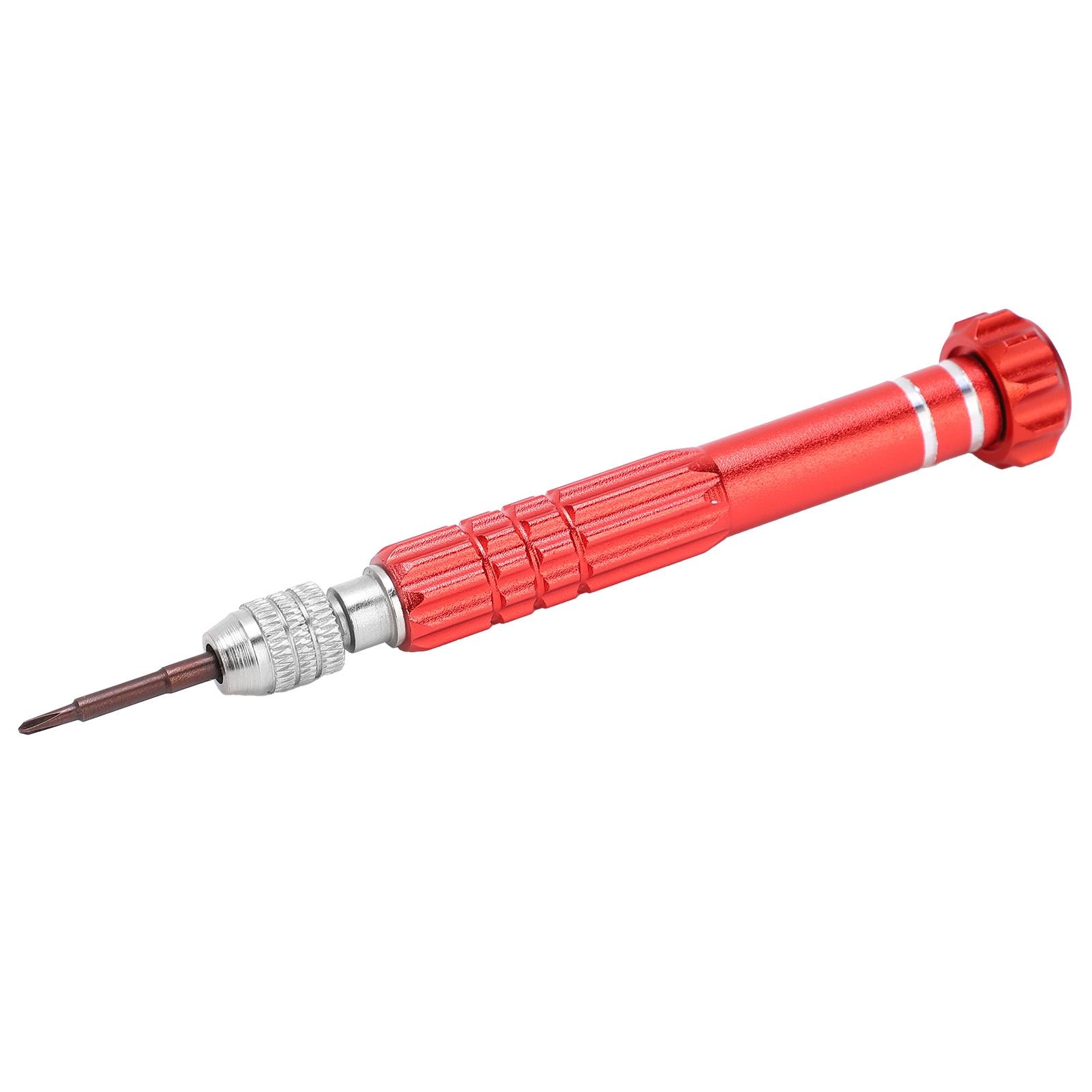 

5в1 Отвертка Алюминиевый сплав Аппаратные инструменты для часов Ювелирные изделия Телефон Техническое обслуживание Красный