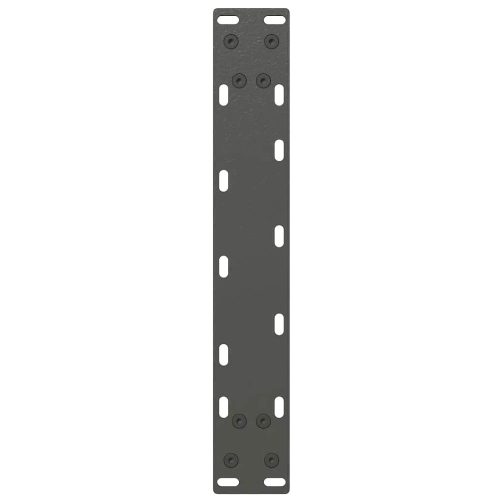 Vidaxl Nogi Do Stolika Kawowego, 2 Szt., Antracyt, 38X(42-43) Cm, Stal