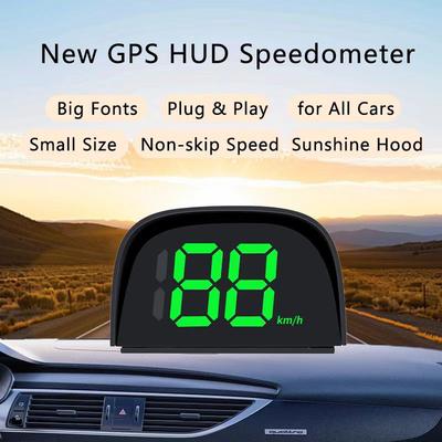 מד מהירות GPS לתצוגה עילית לרכב תצוגה דיגיטלית בזמן אמת מופעל באמצעות USB