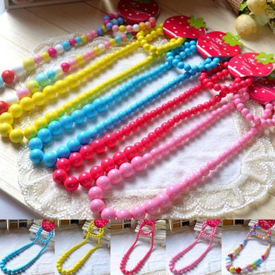 Kleinkind Mädchen volle Perlen Kette Halskette Prinzessin Schmuck
