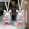 Easter Acrylic Hanging Ornament - Adorable Bunny Pattern, 67 Unique Pendants/Drops/Finials, Ideal Festival Gift for Friends & Family