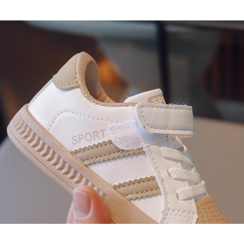 Unisex Kids' Casual Sneakers, Versatile Spring/Autumn Baby Walking Shoes, Children's Kindergarten White Shoes & Infant Footwear.