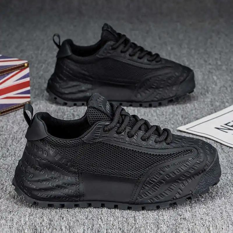 Thin Heel Thick-heeled Light Blue Sneakers Men Vulcanize Shoes Men Red Laced Boots Sport Retro Special Wide Shuse Krasovka