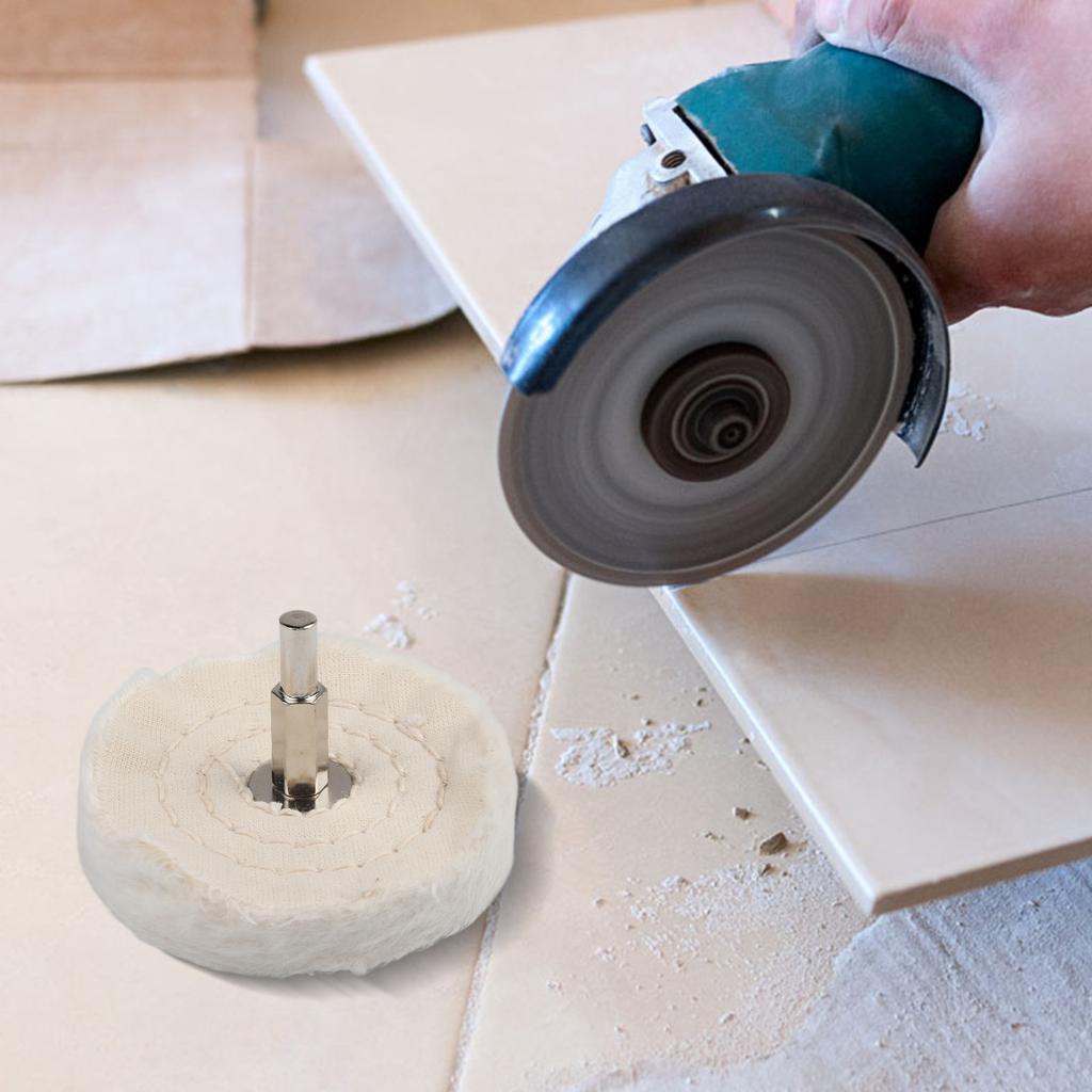 1 Pcs 4in100mm Cloth Polishing Mop Wheel Pad For Power/battery Drill Buffing Grinder Polishing Wheel Tools