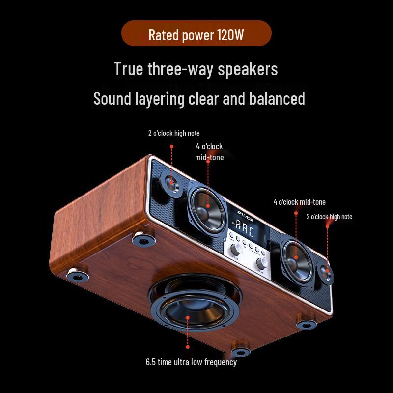 SANSUI All-in-One Home KTV Entertainment System CN Plug (adapter Included)