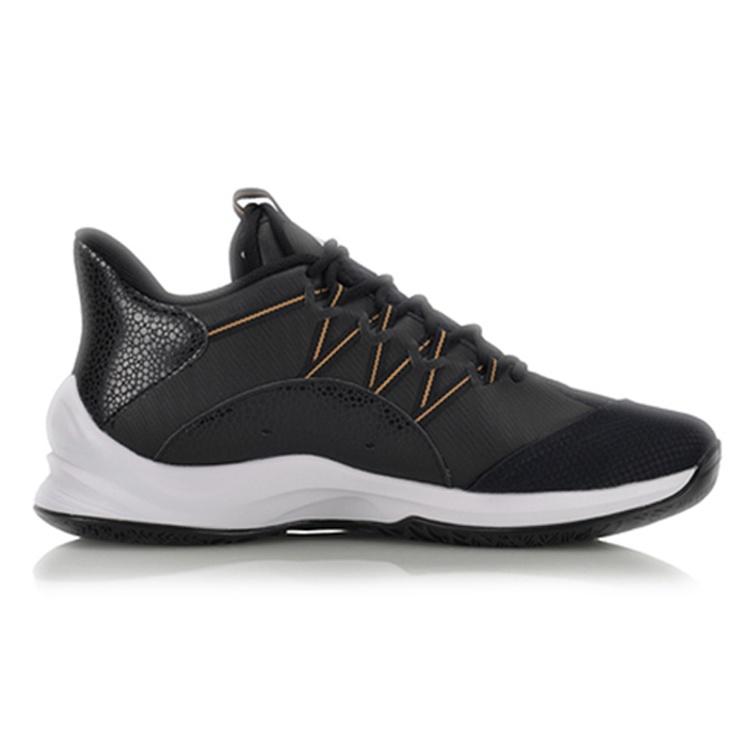 Li-Ning Li Ning Star Speed Competition Cushioning Rebound Cushioning Rebound Low top Basketball Shoes Unisex Black ABAQ009-3