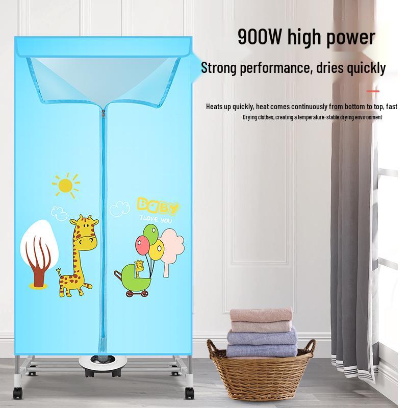 New Style Large-Capacity Folding Clothes Drying Wardrobe - Quick Drying for Household, Mother and Baby