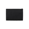 Bottega Veneta Intrecciato Classic Woven Design Zip Closure Lambskin Clutch Women Clutch Black 522430V3UN11275