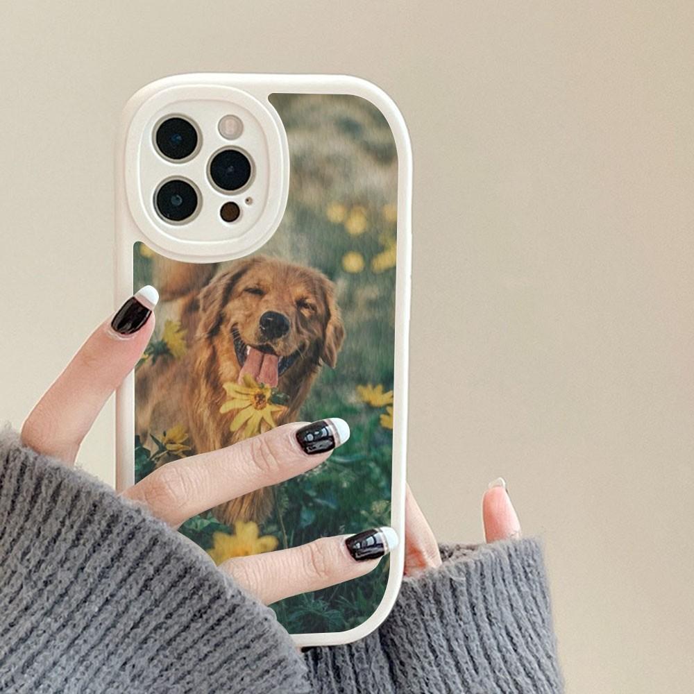 Schattige Labrador Hond Telefoonhoesje Hard Leer Voor iPhone 14 13 12 Mini 11 14 Pro Max Xs X Xr 7 8 Plus Fundas