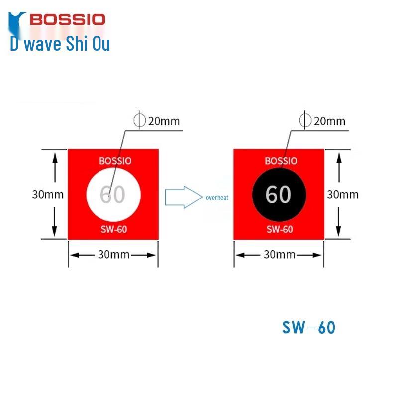 Color-Changing Temperature Indicator Label