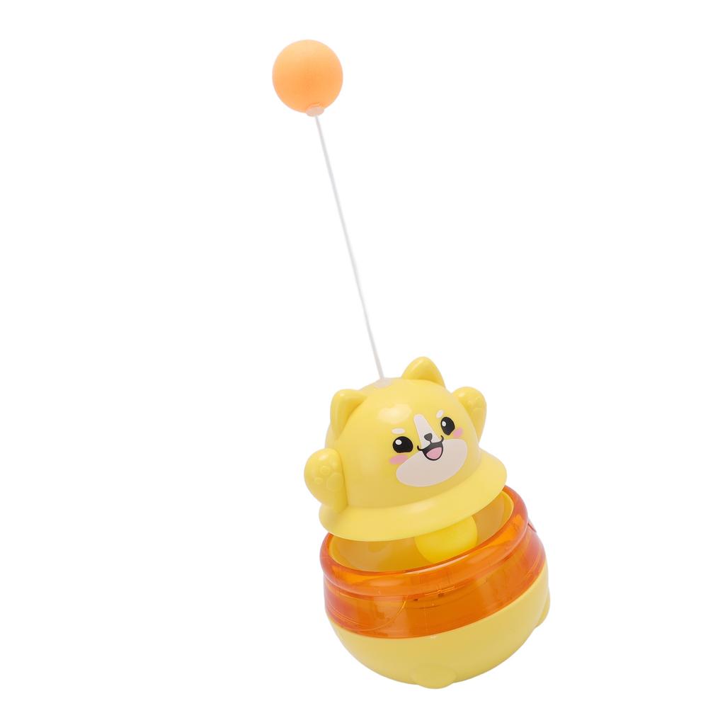 Cat Ball Dispenser Toy Funny Food Feeder Self Entertainment Interactive Cat Toy with Teaser Wand