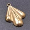 5pcs Real Gold Plated Geometric Charm Water Droplet Pendants For Jewelry Making Supplies DIY Earrings Stainless Steel Pendant