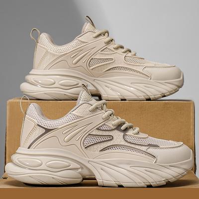 Men's Four Season Breathable Fashion Outdoor Casual Sneakers Light Soft-sole Speed Running Shoes Comfortable Racing Sports Shoes