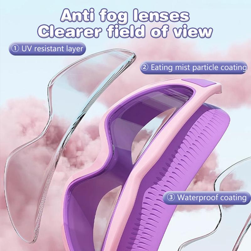 

Children Swimming Goggles Caps Boys Girls Professional Diving Goggles Glasses Waterproof Anti-Fog жовтий