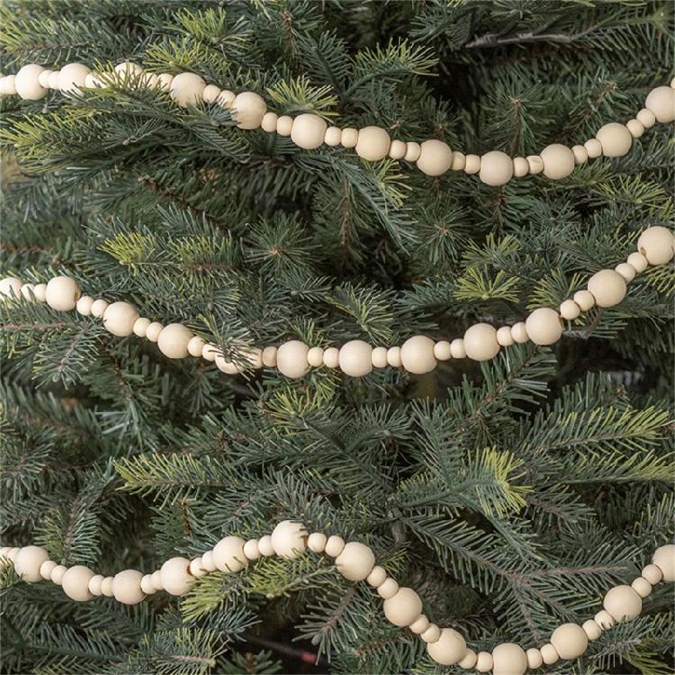 Easy To Hanging Wooden Bead Chains For Christmas Tree Decorations Holiday Homes Party Supplies Creative Festival Crafting Projects