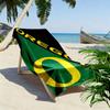 Oregon Ducks Print Beach Towel, Large Soft Quick Dry Towel for Beach Camping Swimming