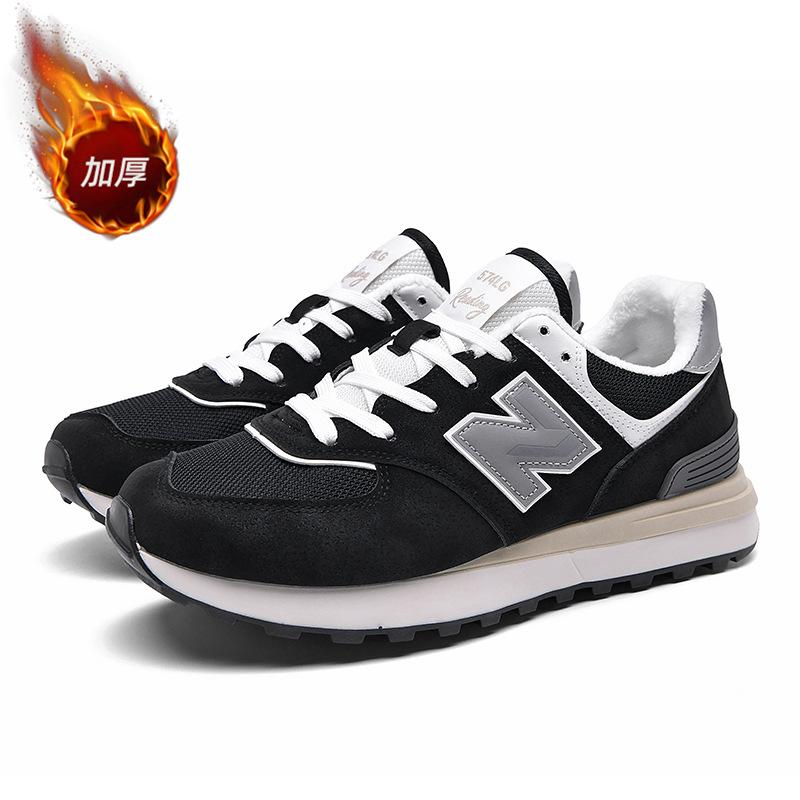 Spring and Autumn Cool Run Classic Height Increase Cotton Thickened Warm Sneakers Casual Shoes Couple Running Shoes