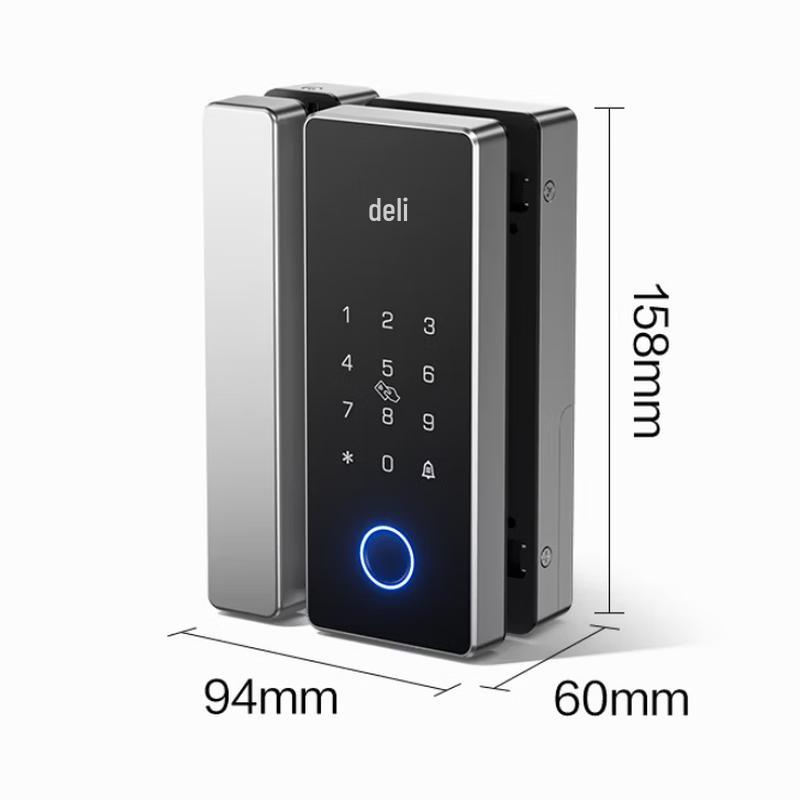 Deli AL103 Smart Glass Door Lock CN plug (adapter included)