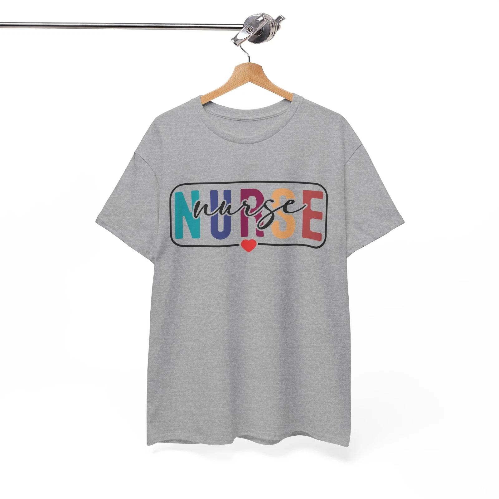 Nursing is a Work of Heart T-Shirt | Cute RN Gift Tee | Medical Love M