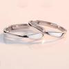 Anillos de Pareja Bond de Mobius para Hombres y Mujeres - Anillos de Amor Giratorios
