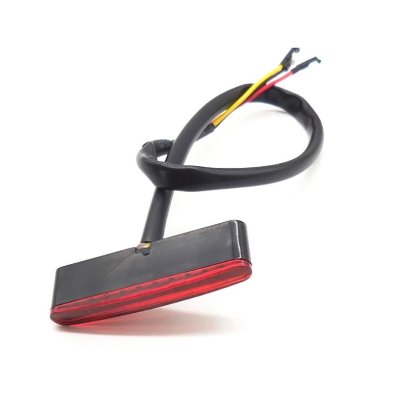 New Motorcycle Electric Bike Rear Brake Light Mini 12V 11LED Tail Stop Light Lamp For Dirt Bike Moto License Plate Light Lamp