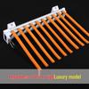 Side-Mounted Pull-Out Telescopic Trouser Rack with 10 Rods for Walk-In Closets