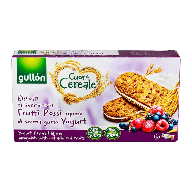 Gullon Berry Oat Yogurt Flavor Sandwich Cookies