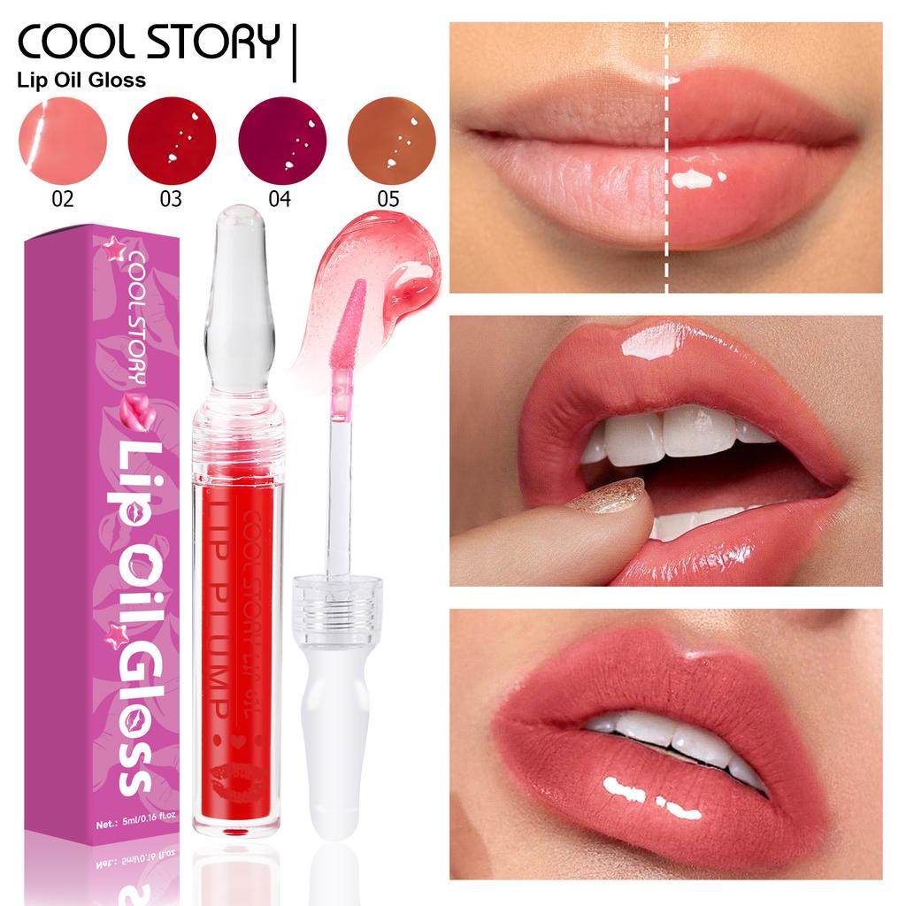 4 Colors Lip Plump Serum Increase Lip Elasticity Reduce Lip Mask Fine Lines Instant Volumising Increase Moisturizing Lip Essence Oil