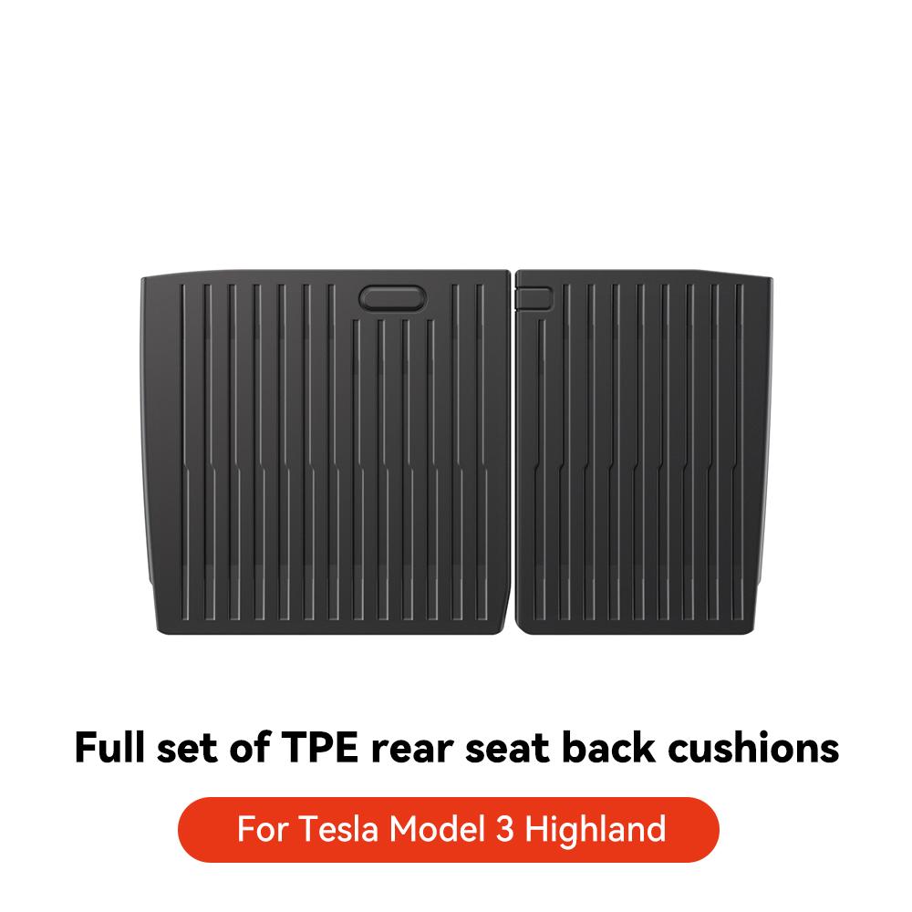 YZ TPE Car Floor Mats for Tesla Model 3 Y Highland Juniper 2019-2026 Luggage Mat Set Four Seasons Waterproof Anti-slip Trunk Mat