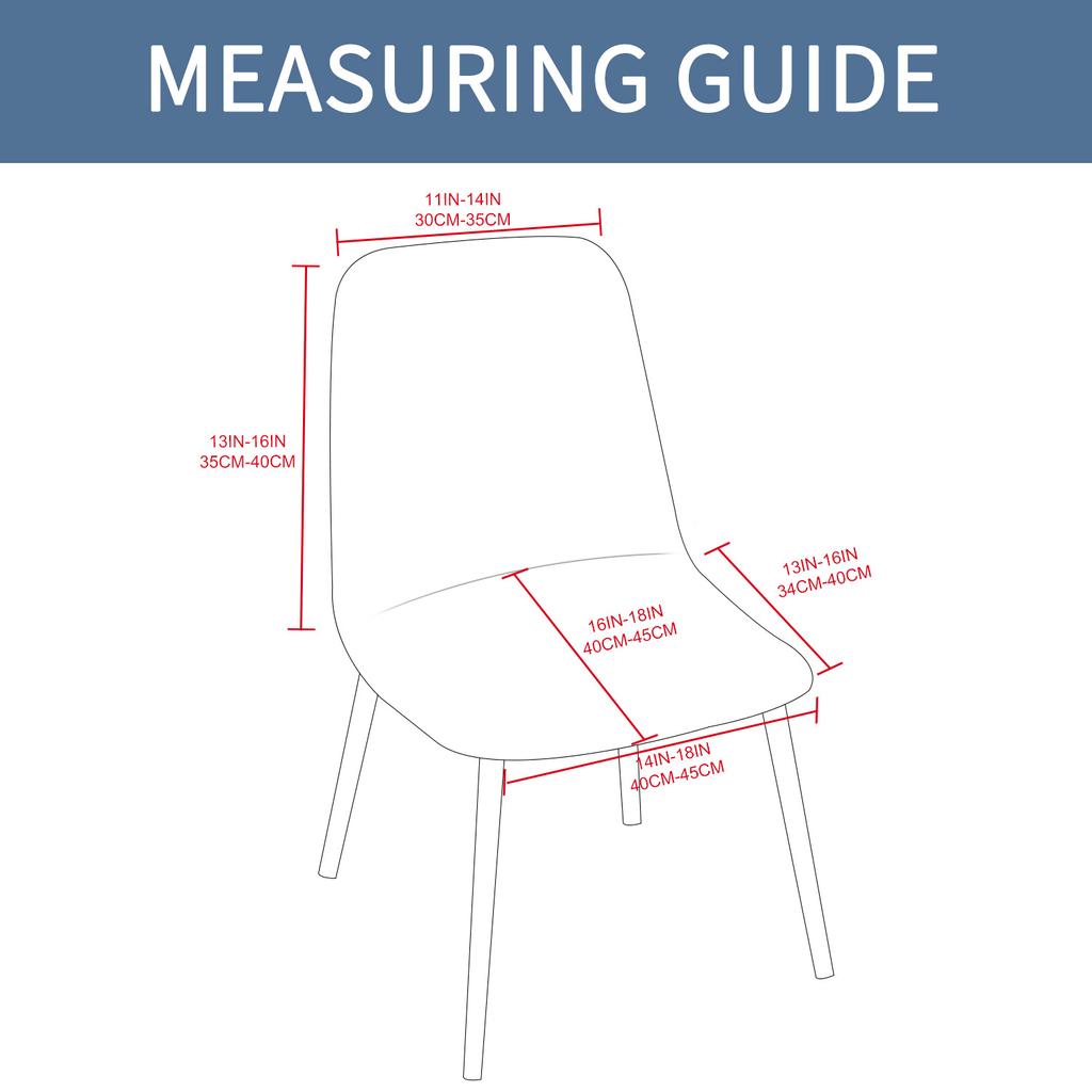 Mid Century Modern Stuhlhussen für Esszimmerstühle, Stretch-Schalen-Esszimmerstuhlhussen, Lounge-Stuhlhussen ohne Armlehnen für Küche, Büro, Wohnzimmer