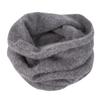 Women100% Wool Ring Scarves Soft Single Loop Neck Warmer Female Winter Cashmere Knitted Turtleneck Fake Collar Neckerchief