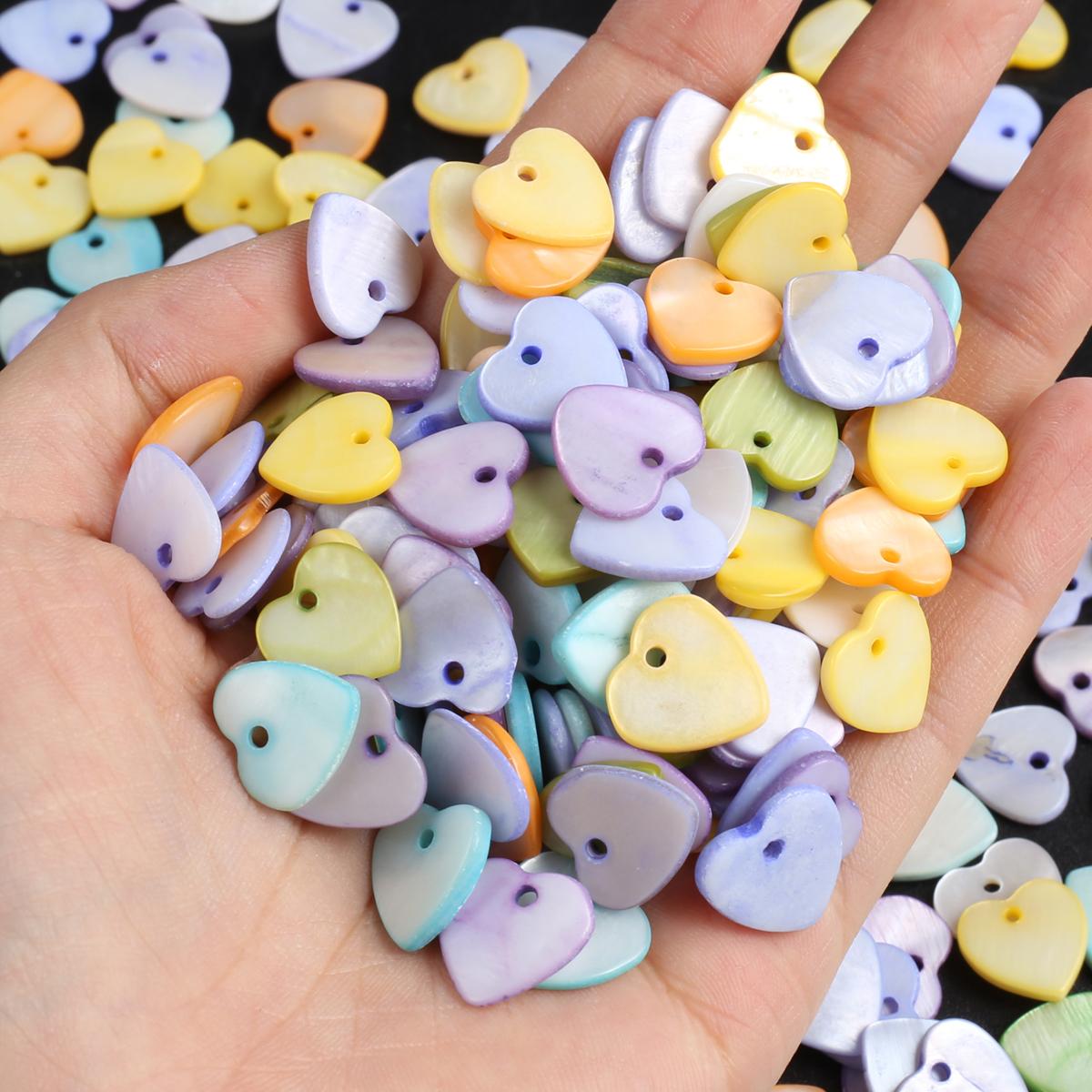 50 шт./упак. бусины из натуральных ракушек с отверстием — фото 11