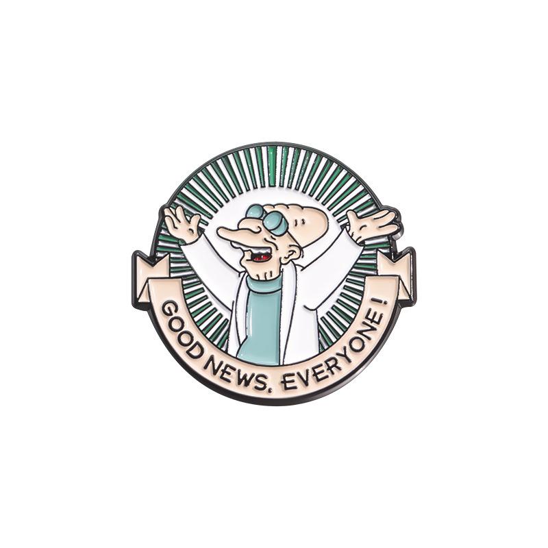 

Мультяшная Красочная Металлическая Брошь Доктора Идеально Подходит Для Уникальной Моды И Идей Подарок