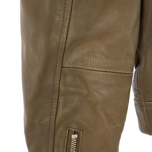 PUBLIC TOKYO Made In Japan Sheepskin Riders Jacket 1 Brown Sheep Leather Women Used