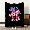 67 Sei Sette 6-7 Divertente Stampata Coperta Plaid Flanella Soffice Morbida Calda Amica della Pelle per Divano Letto Ufficio Riposo Invernale