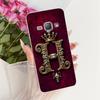 Clear For Samsung J1 2016 SM-J120F Cover For Samsung Galaxy J1 2016 Case Luxury Crown A-Z Letter 2D Flat Pattern Soft Phone Case