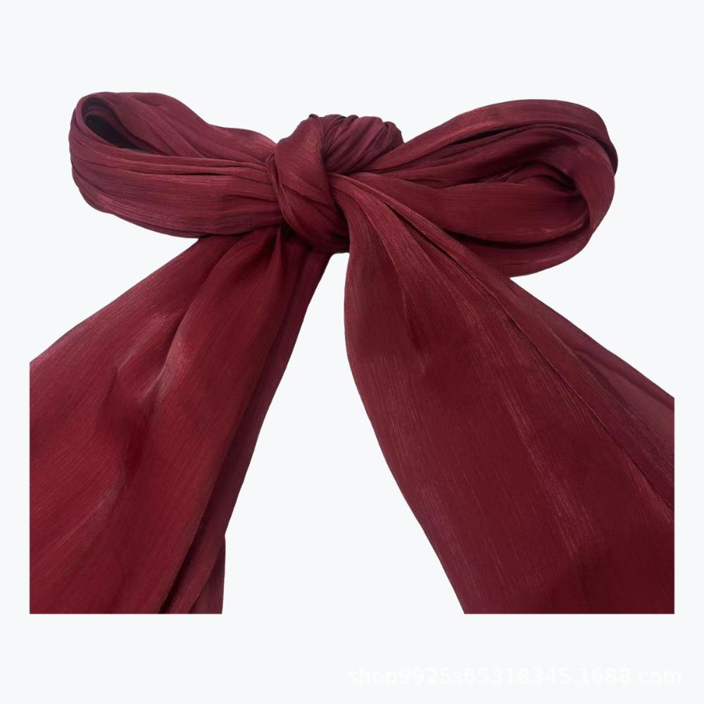 Fashion Luxury Chiffon Hijab Breathable Oversized Silk Scarf Elegant Headscarf Daily Wear