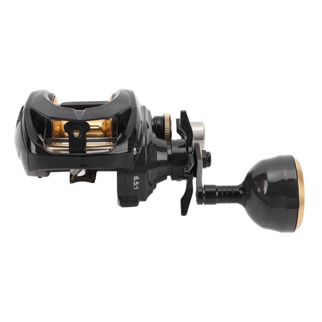Baitcasting Reel Carbon Fiber Magnetic Braking with Single Rocker Arm Stainless Steel Bearings Metal Wire Cup Fishing