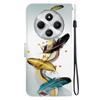 Phone Case For Xiaomi Redmi 14C 4G/Redmi 14R 5G/Poco C75 4G Pattern Printing Leather Flip Wallet Cover with Lanyard