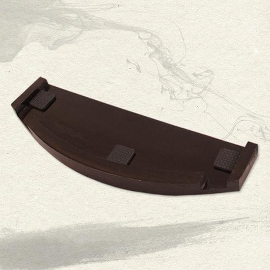 

Zen Style Guzheng Kneeling Stand: Solid Wood, Portable Curved Stool for Guzheng Performance.