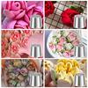 6 Stück Edelstahl Russische Spritztüllen Wiederverwendbare Russische Blumen Spritztüllen für Kuchen Dekoration Zuckerguss Sahne Blumenstrauß