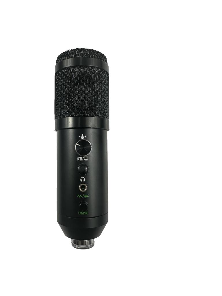 ToneWeal UM96 USB Condenser Microphone Kit Plug and with Desk Shock and Hard Case Compatible – 96kHz/24-bit, Cardioid, Play, Stand, Mount, –