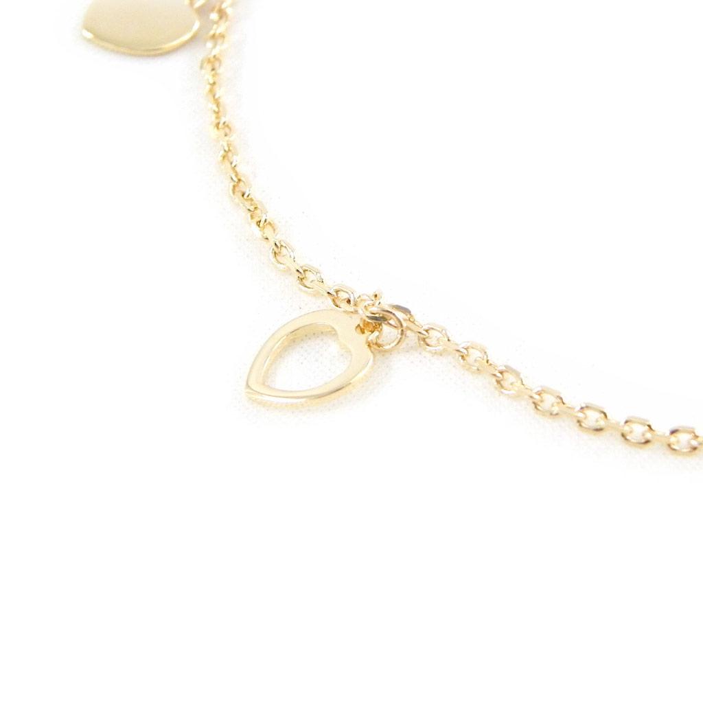 Les Trésors De Lily [G1252] - Bransoletka Pozłacana 'Choreografia' złota (miłość) - 7 mm